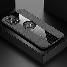 Custodia Silicone Ultra Sottile Morbida Cover con Magnetico Anello Supporto X01L per Xiaomi Poco X4 GT 5G Grigio