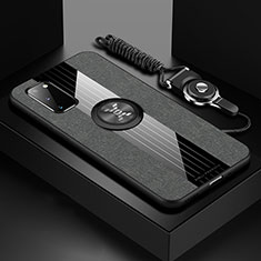 Custodia Silicone Ultra Sottile Morbida Cover con Magnetico Anello Supporto X03L per Samsung Galaxy S20 5G Grigio
