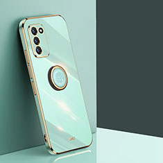 Custodia Silicone Ultra Sottile Morbida Cover con Magnetico Anello Supporto XL1 per Samsung Galaxy S20 FE (2022) 5G Verde