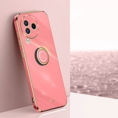Custodia Silicone Ultra Sottile Morbida Cover con Magnetico Anello Supporto XL1 per Xiaomi Civi 3 5G Rosa Caldo