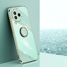 Custodia Silicone Ultra Sottile Morbida Cover con Magnetico Anello Supporto XL1 per Xiaomi Civi 3 5G Verde