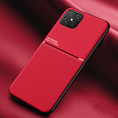 Custodia Silicone Ultra Sottile Morbida Cover con Magnetico per Huawei Nova 8 SE 4G Rosso