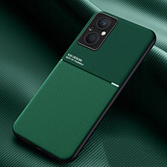 Custodia Silicone Ultra Sottile Morbida Cover con Magnetico per Oppo F21s Pro 5G Verde