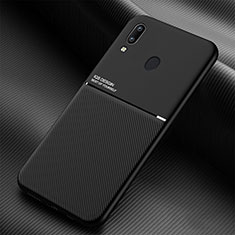 Custodia Silicone Ultra Sottile Morbida Cover con Magnetico per Samsung Galaxy A30 Nero