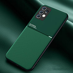 Custodia Silicone Ultra Sottile Morbida Cover con Magnetico per Samsung Galaxy A33 5G Verde