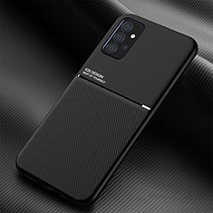 Custodia Silicone Ultra Sottile Morbida Cover con Magnetico per Samsung Galaxy A52 5G Nero