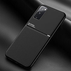 Custodia Silicone Ultra Sottile Morbida Cover con Magnetico per Samsung Galaxy S20 FE 4G Nero