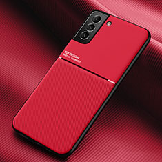 Custodia Silicone Ultra Sottile Morbida Cover con Magnetico per Samsung Galaxy S23 Plus 5G Rosso