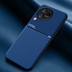 Custodia Silicone Ultra Sottile Morbida Cover con Magnetico per Xiaomi Civi 3 5G Blu