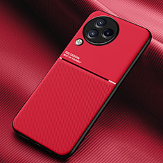 Custodia Silicone Ultra Sottile Morbida Cover con Magnetico per Xiaomi Civi 3 5G Rosso
