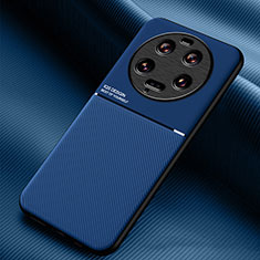 Custodia Silicone Ultra Sottile Morbida Cover con Magnetico per Xiaomi Mi 13 Ultra 5G Blu