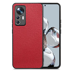 Custodia Silicone Ultra Sottile Morbida Cover con Magnetico S02D per Xiaomi Redmi K50 Ultra 5G Rosso