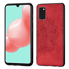 Custodia Silicone Ultra Sottile Morbida Cover con Magnetico S04D per Samsung Galaxy A41 Rosso