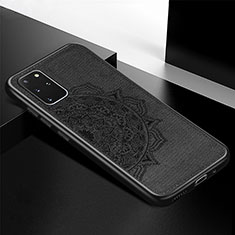Custodia Silicone Ultra Sottile Morbida Cover con Magnetico S04D per Samsung Galaxy S20 Plus 5G Nero