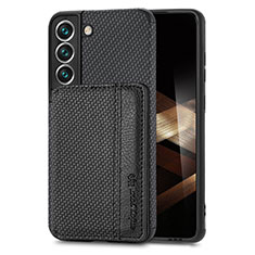 Custodia Silicone Ultra Sottile Morbida Cover con Magnetico S05D per Samsung Galaxy S24 5G Nero