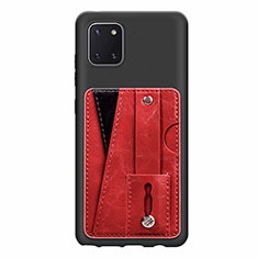 Custodia Silicone Ultra Sottile Morbida Cover con Magnetico S08D per Samsung Galaxy M60s Rosso