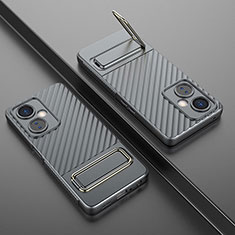Custodia Silicone Ultra Sottile Morbida Cover con Supporto KC3 per OnePlus Nord CE 3 5G Grigio