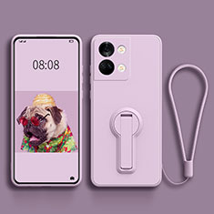 Custodia Silicone Ultra Sottile Morbida Cover con Supporto per OnePlus Nord 3 5G Lavanda