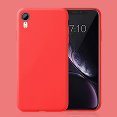 Custodia Silicone Ultra Sottile Morbida Cover HC01 per Apple iPhone XR Rosso
