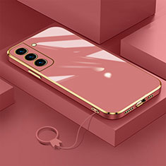 Custodia Silicone Ultra Sottile Morbida Cover M01 per Samsung Galaxy S21 5G Rosso