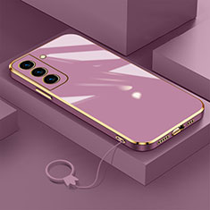 Custodia Silicone Ultra Sottile Morbida Cover M01 per Samsung Galaxy S21 FE 5G Viola