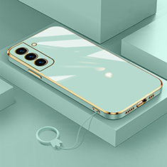 Custodia Silicone Ultra Sottile Morbida Cover M01 per Samsung Galaxy S22 5G Verde