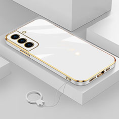 Custodia Silicone Ultra Sottile Morbida Cover M01 per Samsung Galaxy S24 5G Bianco