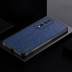 Custodia Silicone Ultra Sottile Morbida Cover PB1 per Huawei Honor 80 Pro Flat 5G Blu