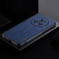 Custodia Silicone Ultra Sottile Morbida Cover PB1 per Huawei Honor Magic5 Pro 5G Blu