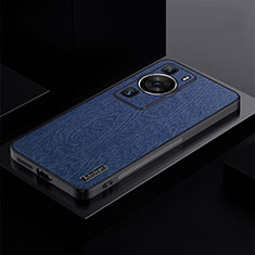 Custodia Silicone Ultra Sottile Morbida Cover PB1 per Huawei P60 Pro Blu