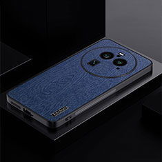 Custodia Silicone Ultra Sottile Morbida Cover PB1 per Oppo Find X6 Pro 5G Blu