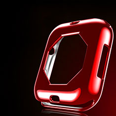 Custodia Silicone Ultra Sottile Morbida Cover S01 per Apple iWatch 4 44mm Rosso