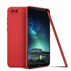 Custodia Silicone Ultra Sottile Morbida Cover S01 per Huawei Honor V10 Rosso