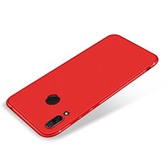 Custodia Silicone Ultra Sottile Morbida Cover S01 per Huawei P Smart+ Plus Rosso