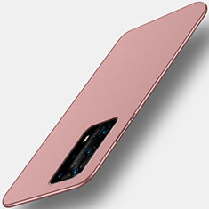 Custodia Silicone Ultra Sottile Morbida Cover S01 per Huawei P40 Pro+ Plus Oro Rosa