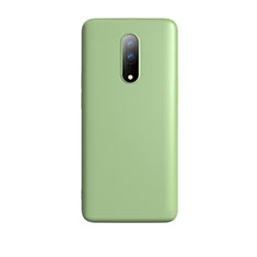 Custodia Silicone Ultra Sottile Morbida Cover S01 per OnePlus 7 Verde