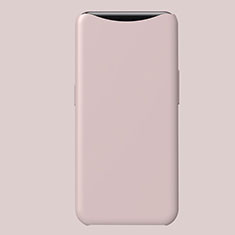 Custodia Silicone Ultra Sottile Morbida Cover S01 per Oppo Find X Rosa