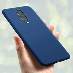 Custodia Silicone Ultra Sottile Morbida Cover S01 per Oppo R17 Pro Blu