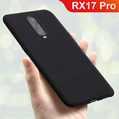 Custodia Silicone Ultra Sottile Morbida Cover S01 per Oppo RX17 Pro Nero