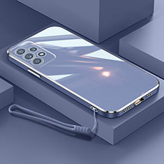 Custodia Silicone Ultra Sottile Morbida Cover S01 per Samsung Galaxy A13 4G Blu