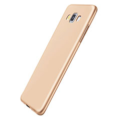Custodia Silicone Ultra Sottile Morbida Cover S01 per Samsung Galaxy A5 Duos SM-500F Oro