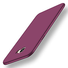 Custodia Silicone Ultra Sottile Morbida Cover S01 per Samsung Galaxy C7 Pro C7010 Viola