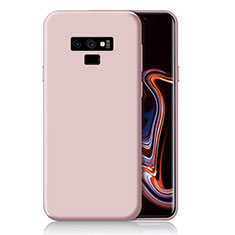 Custodia Silicone Ultra Sottile Morbida Cover S01 per Samsung Galaxy Note 9 Oro Rosa