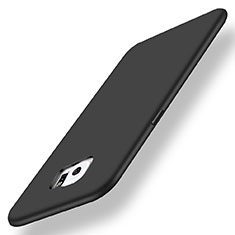 Custodia Silicone Ultra Sottile Morbida Cover S01 per Samsung Galaxy S6 Edge+ Plus SM-G928F Nero