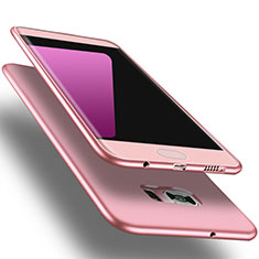 Custodia Silicone Ultra Sottile Morbida Cover S01 per Samsung Galaxy S7 Edge G935F Rosa