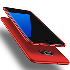 Custodia Silicone Ultra Sottile Morbida Cover S01 per Samsung Galaxy S7 Edge G935F Rosso