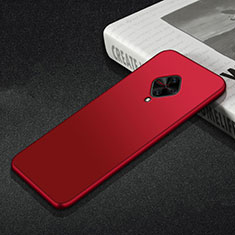 Custodia Silicone Ultra Sottile Morbida Cover S01 per Vivo X50 Lite Rosso