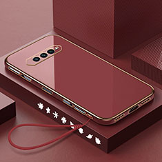 Custodia Silicone Ultra Sottile Morbida Cover S01 per Xiaomi Black Shark 4S 5G Rosso