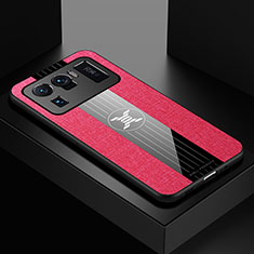 Custodia Silicone Ultra Sottile Morbida Cover S01 per Xiaomi Mi 11 Ultra 5G Rosso