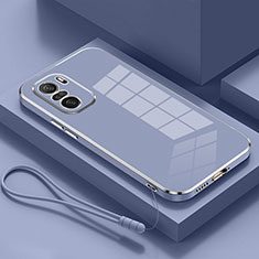Custodia Silicone Ultra Sottile Morbida Cover S01 per Xiaomi Mi 11i 5G Grigio Lavanda
